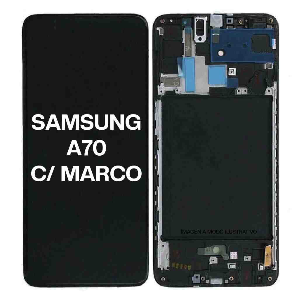 MODULO SAMSUNG A70 CON MARCO SERVICE PACK